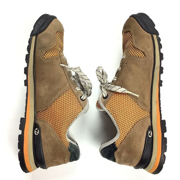 Merrell Solo Outdoor Trail Sneaker Shoes Men's 7 Tan Orange Hiking Walking - Picture 5 of 15